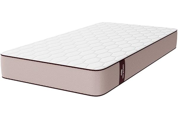 Colchón viscoelástico ergonómico | Colchón de alta firmeza y confort para descanso reparador Colchón viscoelástico ergonómico de alta calidad, colchón de firmeza media-alta con tejido transpirable para un descanso cómodo y saludable